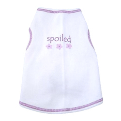 FLOWERS &amp; SPOILED TANK - WHITE/PURPLE ()