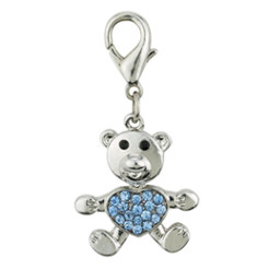 Bear Charm - Blue