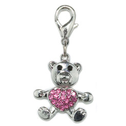 BEAR CHARM - PINK (Aria)