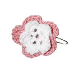 CROCHET BARETTE - PINK (Aria)