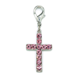 Charm Cross - Pink