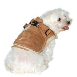 FUR HARNESS JACKET - BEIGE (DOGO)