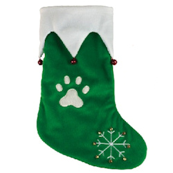 Christmas Stocking Bells - Green