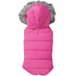 Vest with hood - Hot Pink