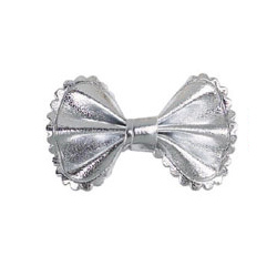 Metallic Bow - Silver