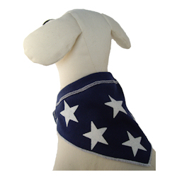 Navy Bandana with Stars