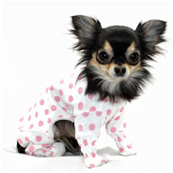 Footie Pajamas with dots