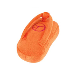 Flip Flop with PEASE sign - Orange
