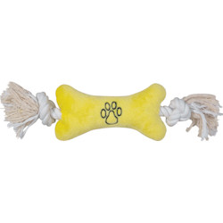 ALLROUND TOY - ROPE BONE - YELLOW (Zanies)