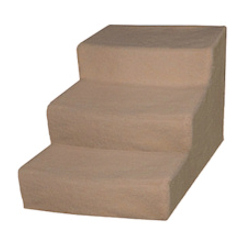 DOG STAIRS - CREAM / BEIGE - LARGE ()