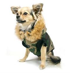 Winter Vest - Green Camouflage