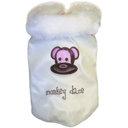 MONKEY LOGO JACKET WITH FUR (Monkey Daze)