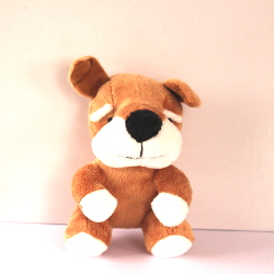 PLUSH BULLDOG - BROWN ()