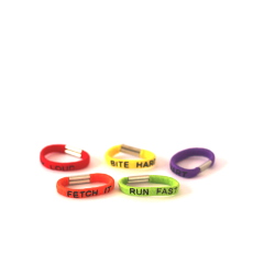RUBBER BANDS - MIXED COLOURS 5-PACK ()