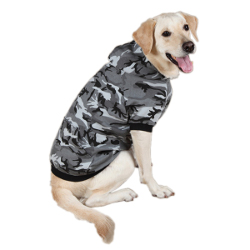 HOODIE CAMO - BLACK (Casual Canine)