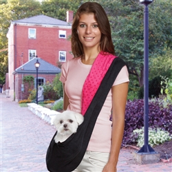 Sling Carrier - Pink & Black