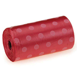 Dot Poop Bags - Red