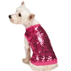 SASSY SEQUIN TANK - PINK (ESC)