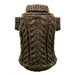 Cable Knit Sweater - Chocolate