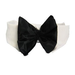 Satin Bow Tie - Black