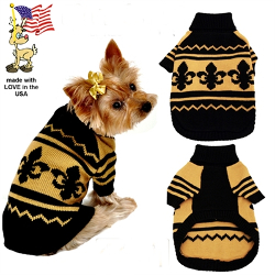 FLEUR DE LYS SWEATER (Mirage Pet Products)