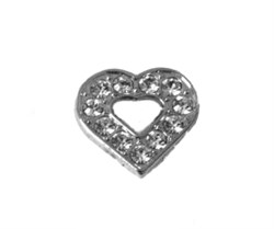 CHARM - SILVER HEART (Pet Boutique)