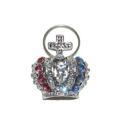 CHARM ROYAL CROWN - PINK &amp; BLUE (DOGO)