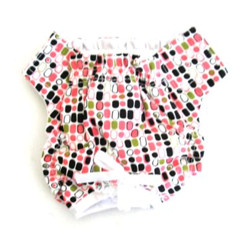 PANTIES - PINK WITH DOTS (Doggie Design)