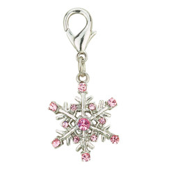 CHARM CHRISTMAS  SNOWFLAKE - PINK (Aria)