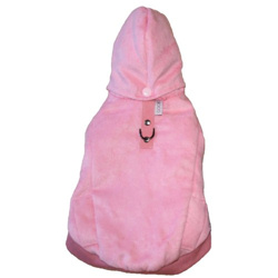 Suede Hood Jacket - Pink
