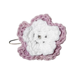 Crochet Barette - Purple