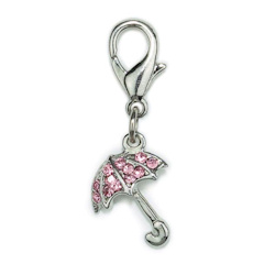 Umbrella Charm - Pink