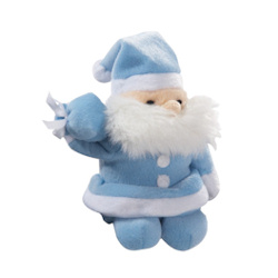Plush Santa - Blue