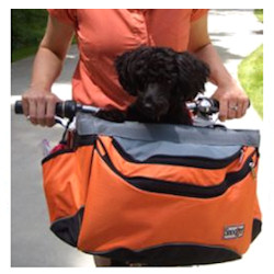 SPORTY BIKE BASKET - ORANGE (Snoozer)