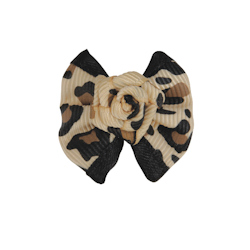 Leopard Rose Bow