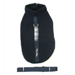 Fleece with matching Leash - Blue