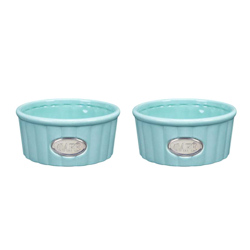 CAF BOWLS SET - BLUE (Pet Studio)