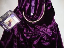 Purple Velvet with Necklace