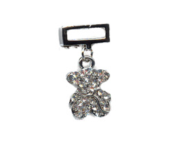 CHARM - SILVER TEDDY BEAR (Le Chien)