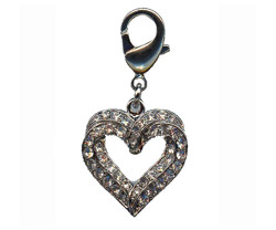 Charm Hearts - Silver