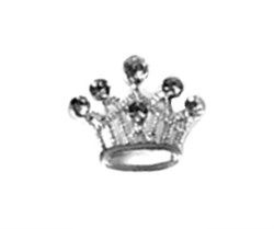 Charm - Silver Crown